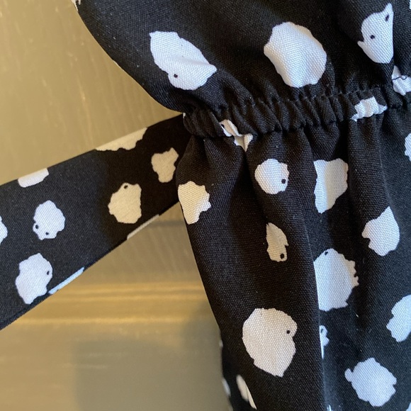 Halter dress, black and white, size M - Picture 7 of 8